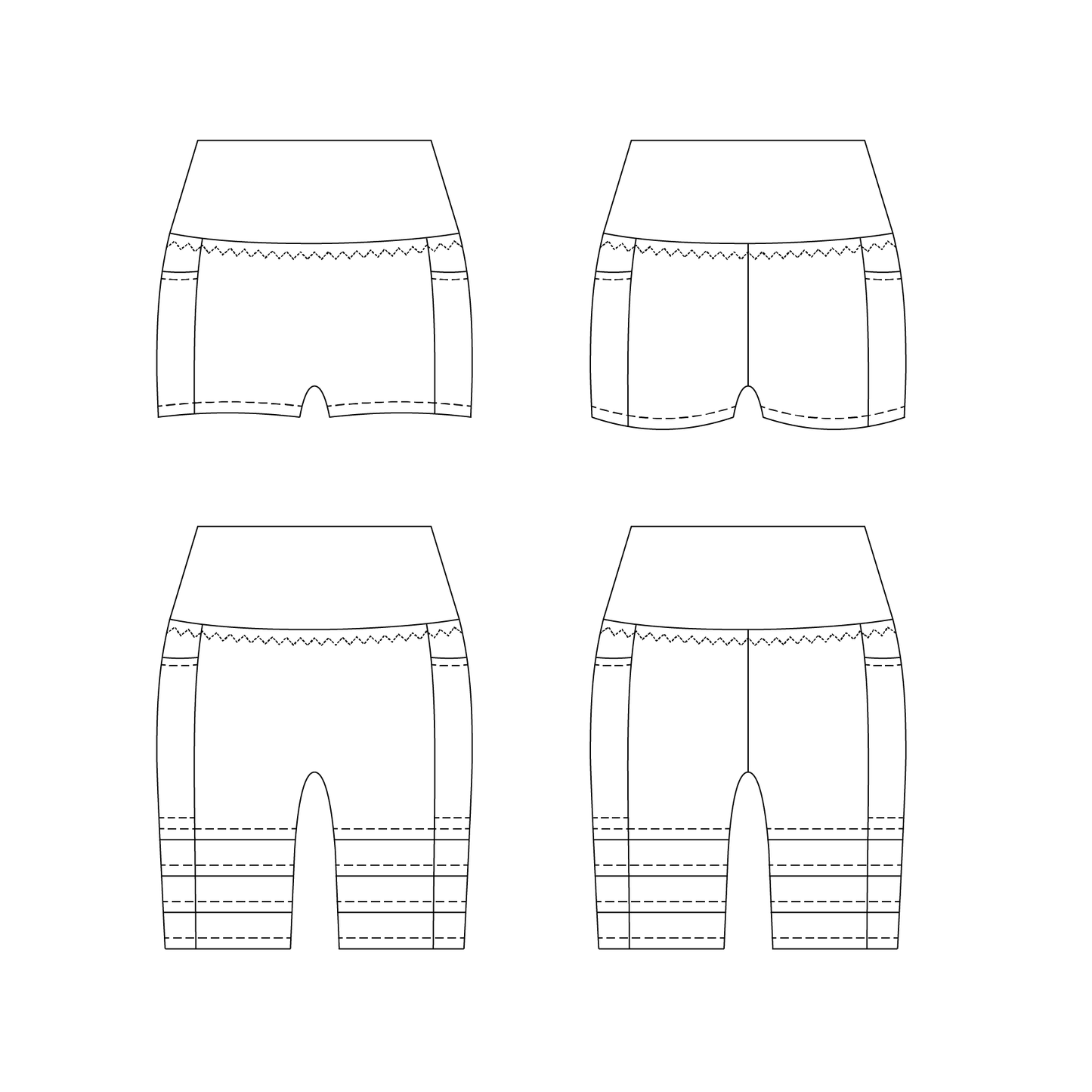 Nikki Shorts PDF Sewing Pattern