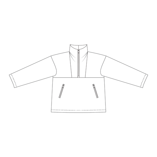 Zoe Half Zip - Full Bust Adjustment