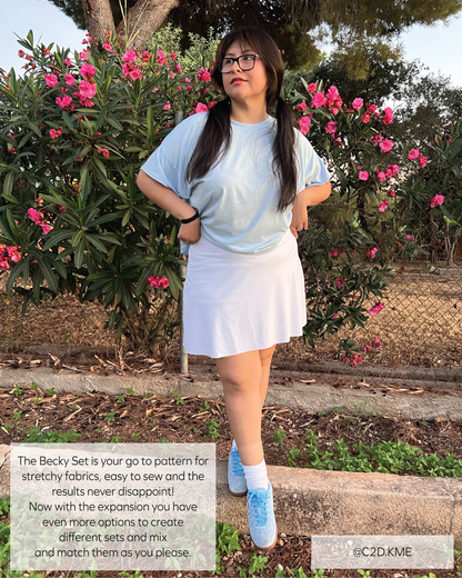 Becky Set Skirt Expansion PDF Sewing Pattern