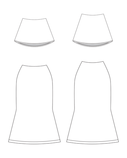Becky Set Skirt Expansion PDF Sewing Pattern