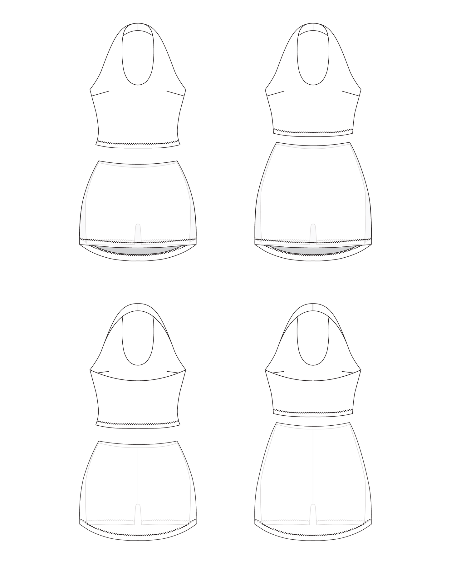 Becky Set PDF Sewing Pattern
