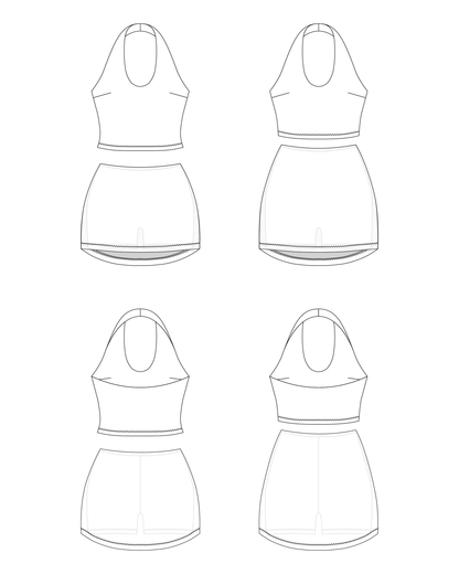 Becky Set PDF Sewing Pattern