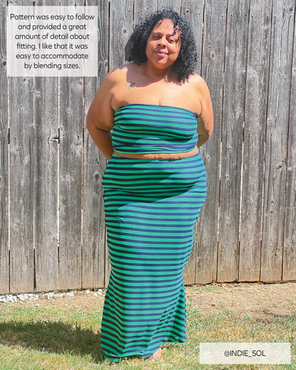 Becky Set Skirt Expansion PDF Sewing Pattern