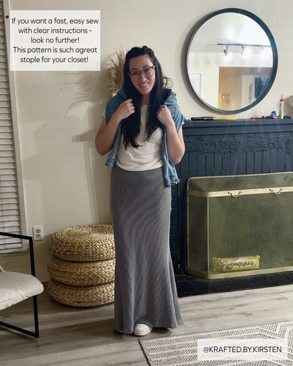 Becky Set Skirt Expansion PDF Sewing Pattern