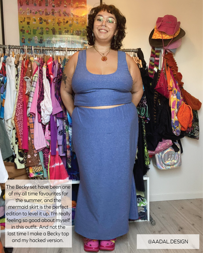 Becky Set Skirt Expansion PDF Sewing Pattern