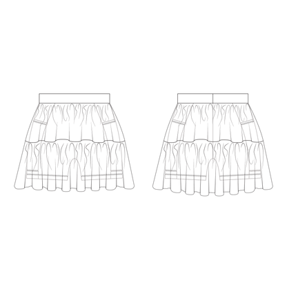 Emelie Skort PDF Sewing Pattern