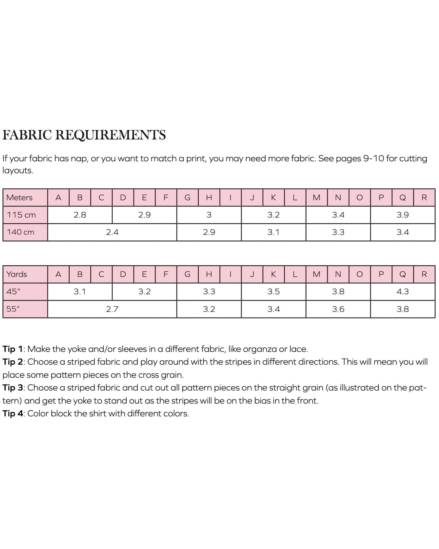 Freya Shirt PDF Sewing Pattern