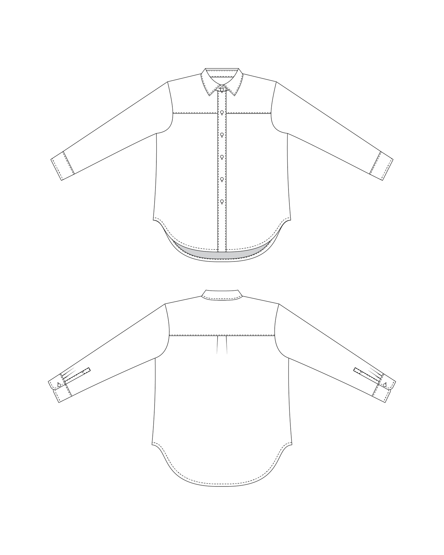 Freya Shirt PDF Sewing Pattern