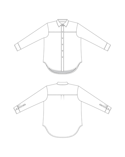 Freya Shirt PDF Sewing Pattern