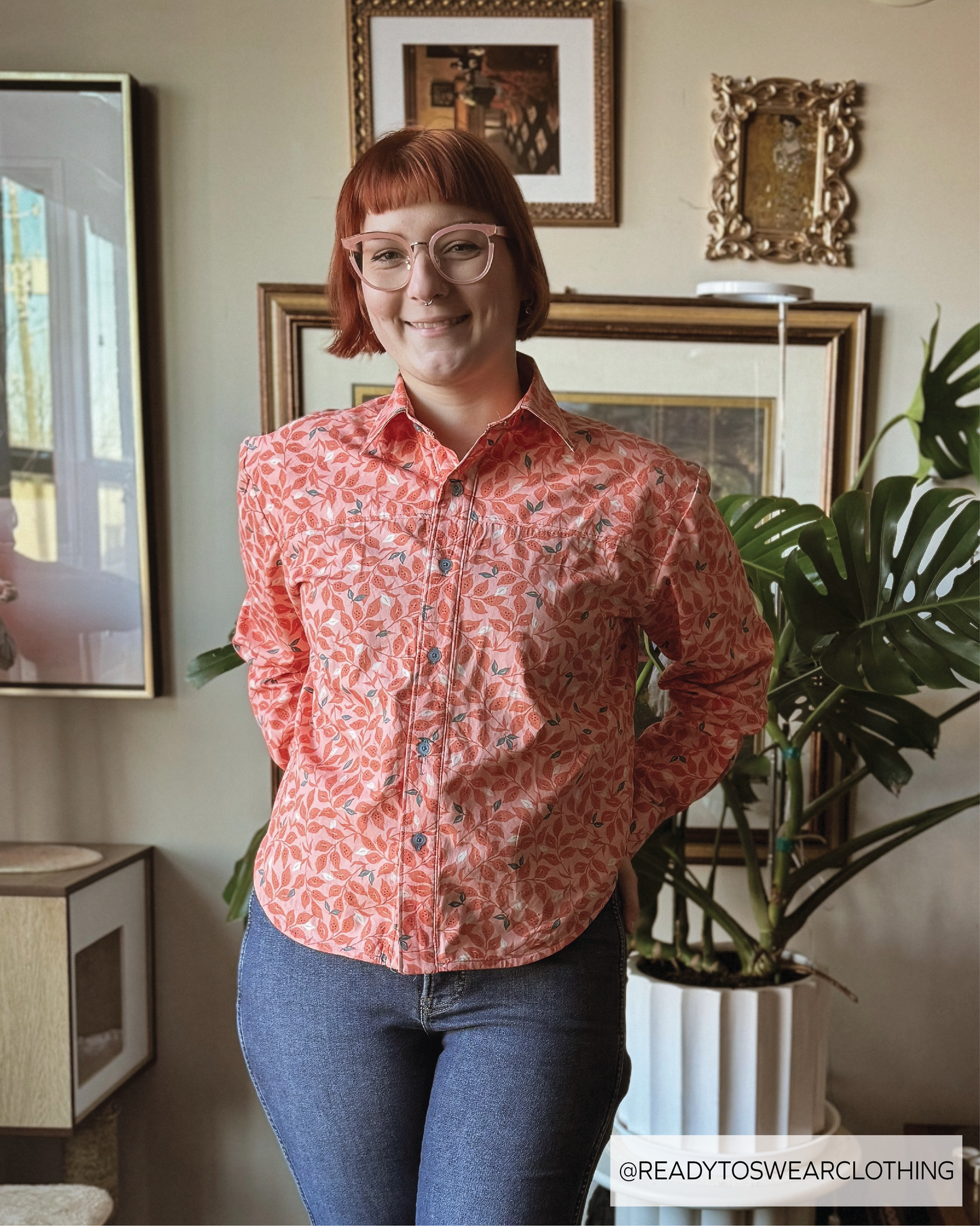 Freya Shirt PDF Sewing Pattern