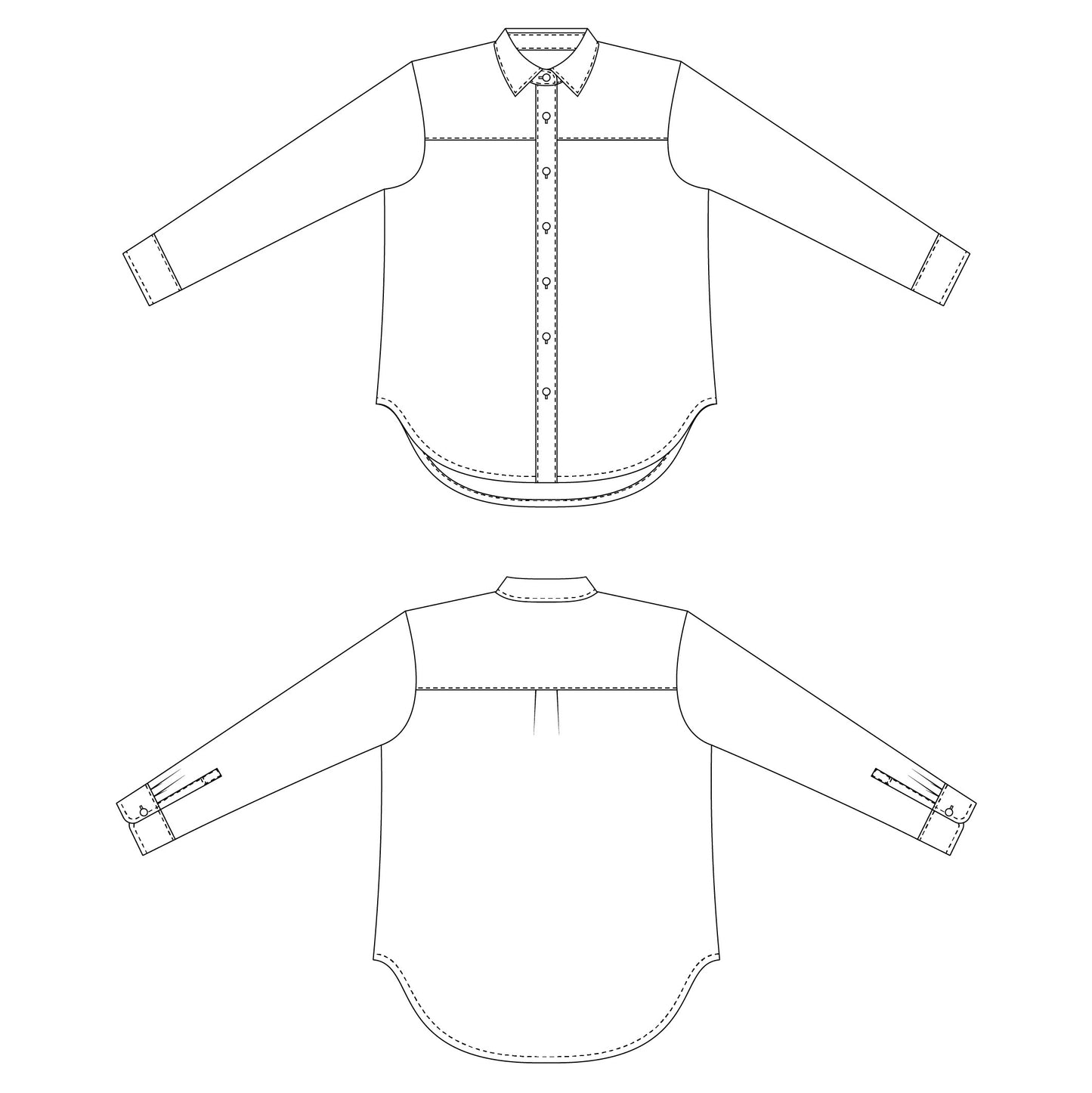 Freya Shirt PDF Sewing Pattern