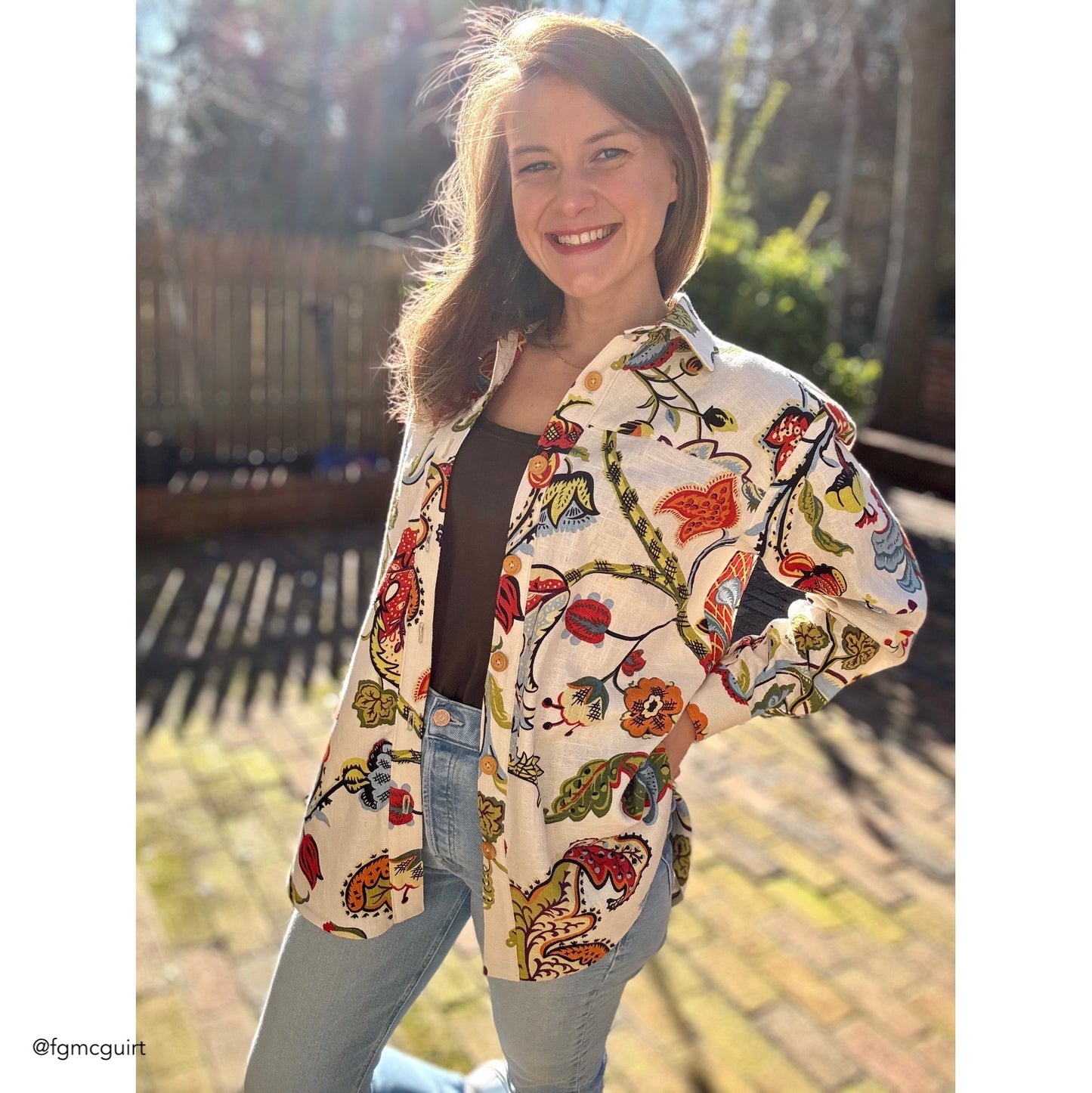 Freya Shirt PDF Sewing Pattern