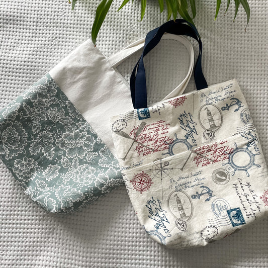 Thea Tote Bag PDF Sewing Pattern (FREE)