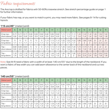 Ava Top PDF Sewing Pattern