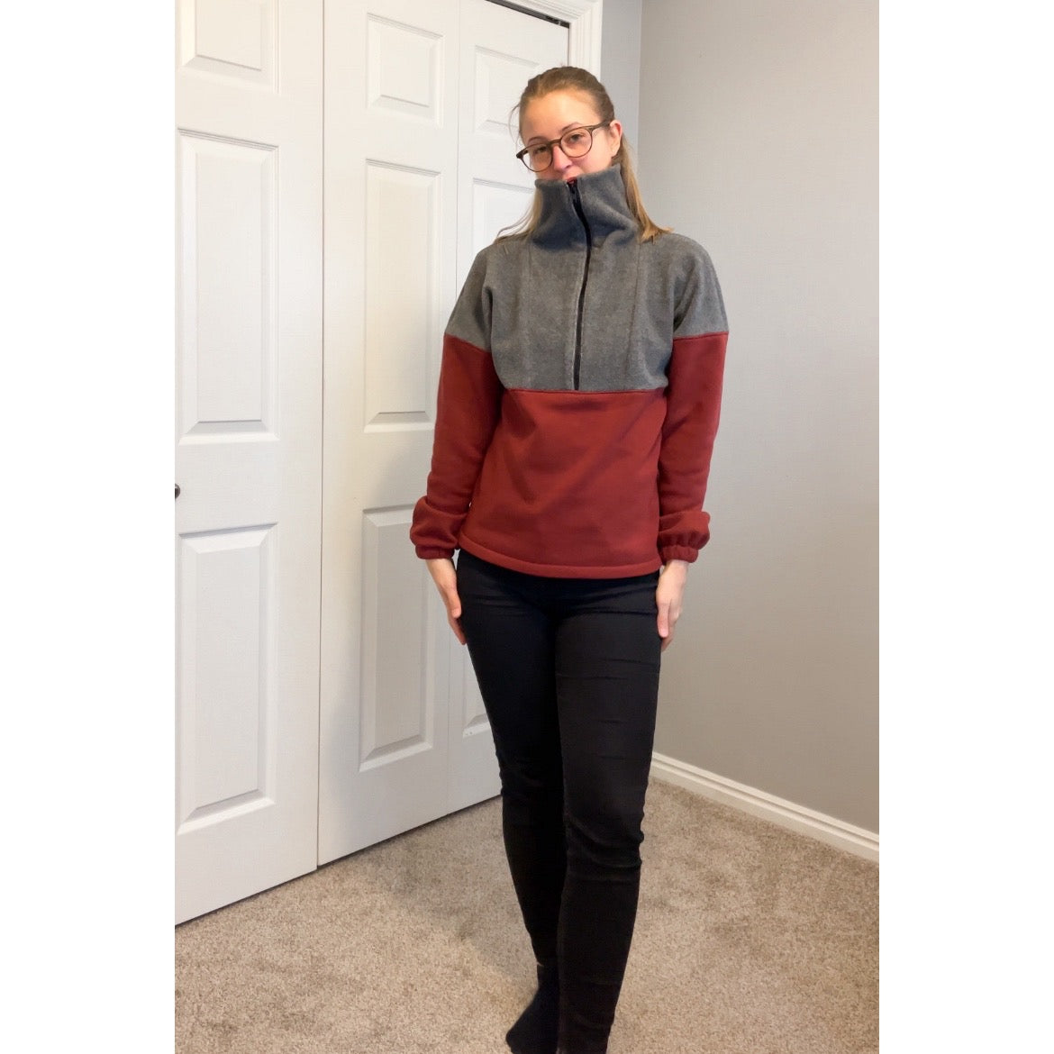 Zoe Half Zip PDF Sewing Pattern