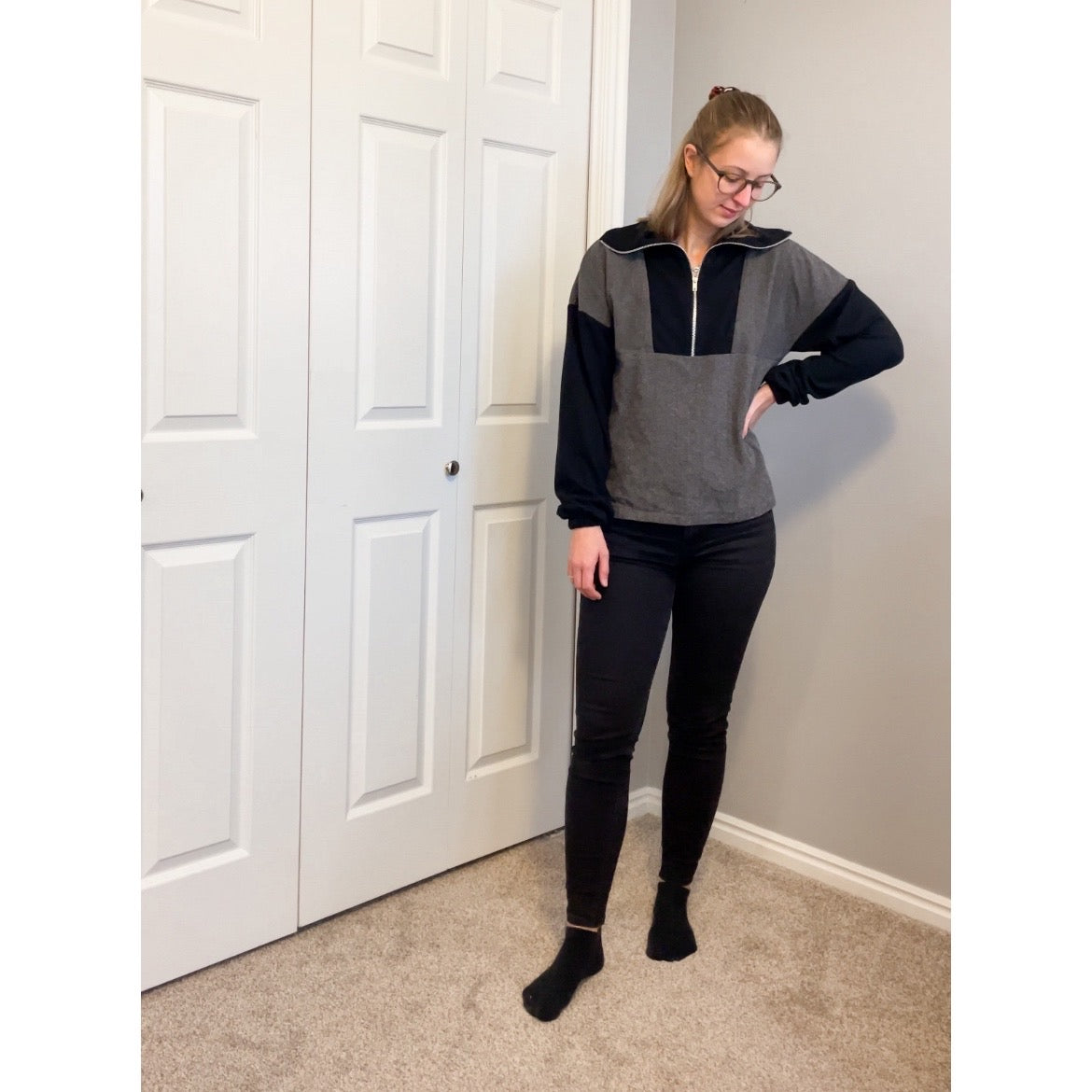 Zoe Half Zip PDF Sewing Pattern