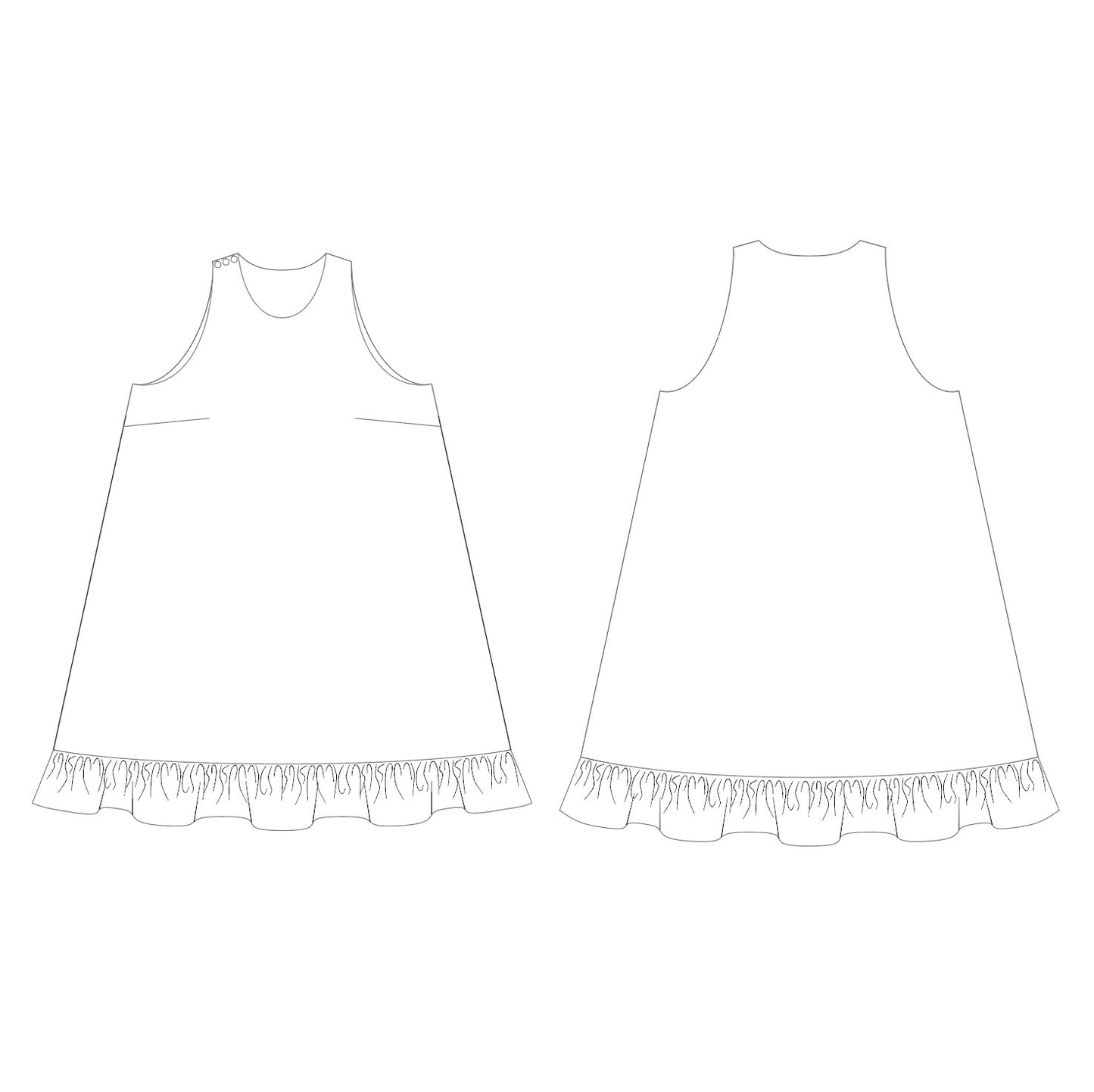 Olivia Dress PDF Sewing Pattern