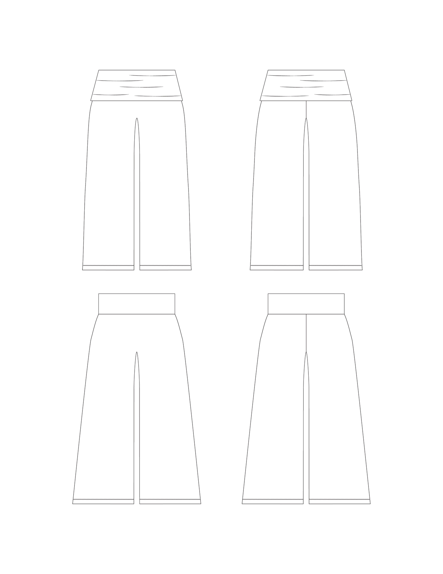 Nora Pants PDF Sewing Pattern