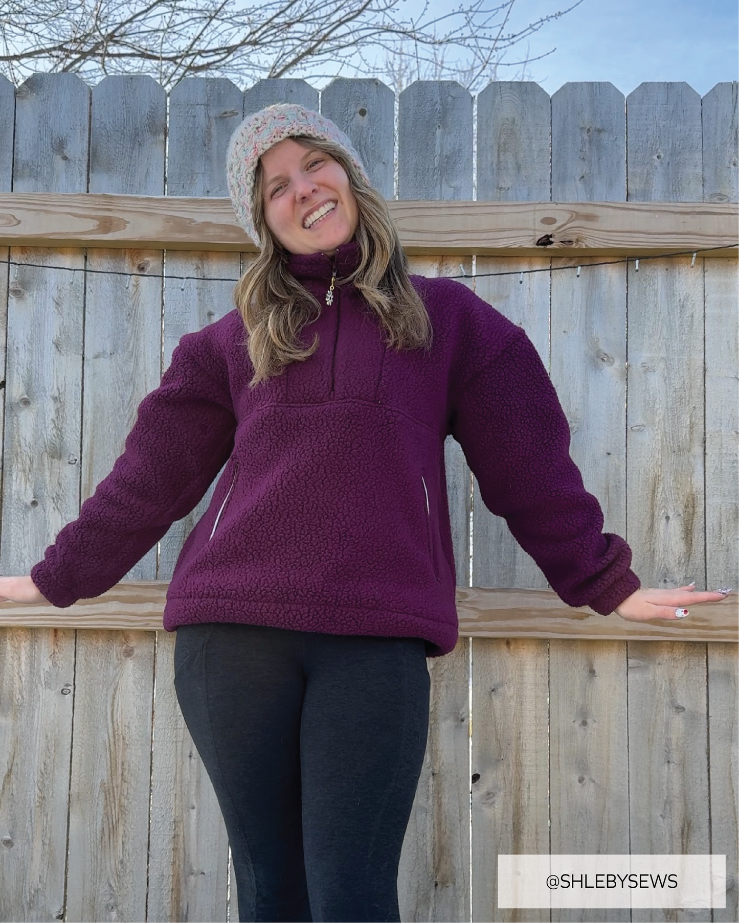 Zoe Half Zip PDF Sewing Pattern