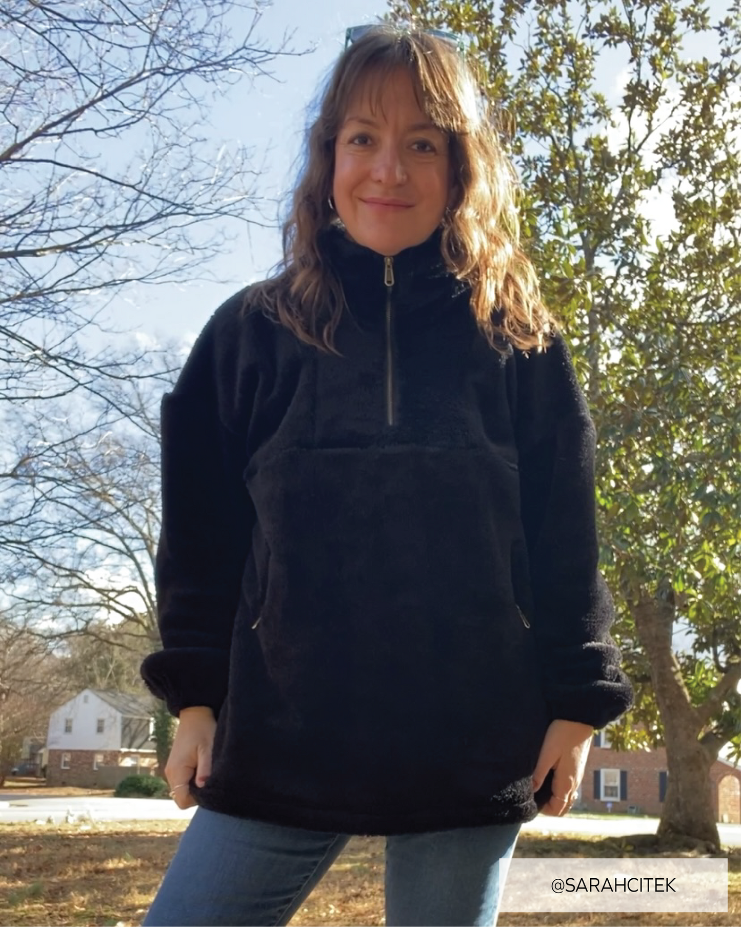 Zoe Half Zip PDF Sewing Pattern