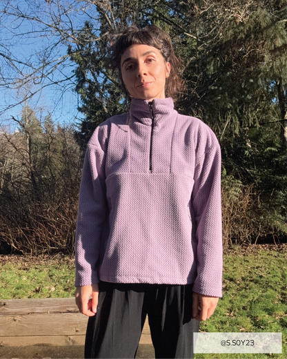 Zoe Half Zip PDF Sewing Pattern