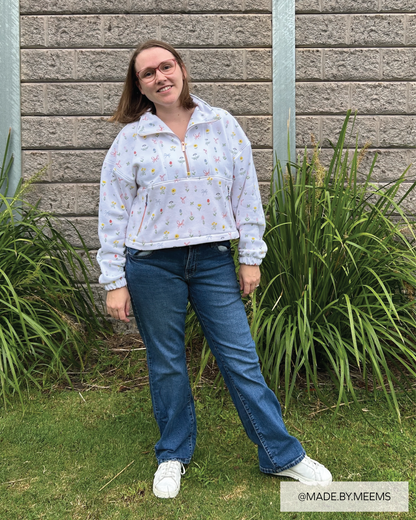 Zoe Half Zip PDF Sewing Pattern