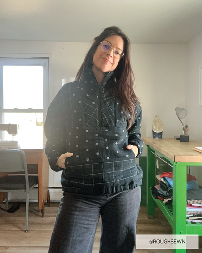 Zoe Half Zip PDF Sewing Pattern