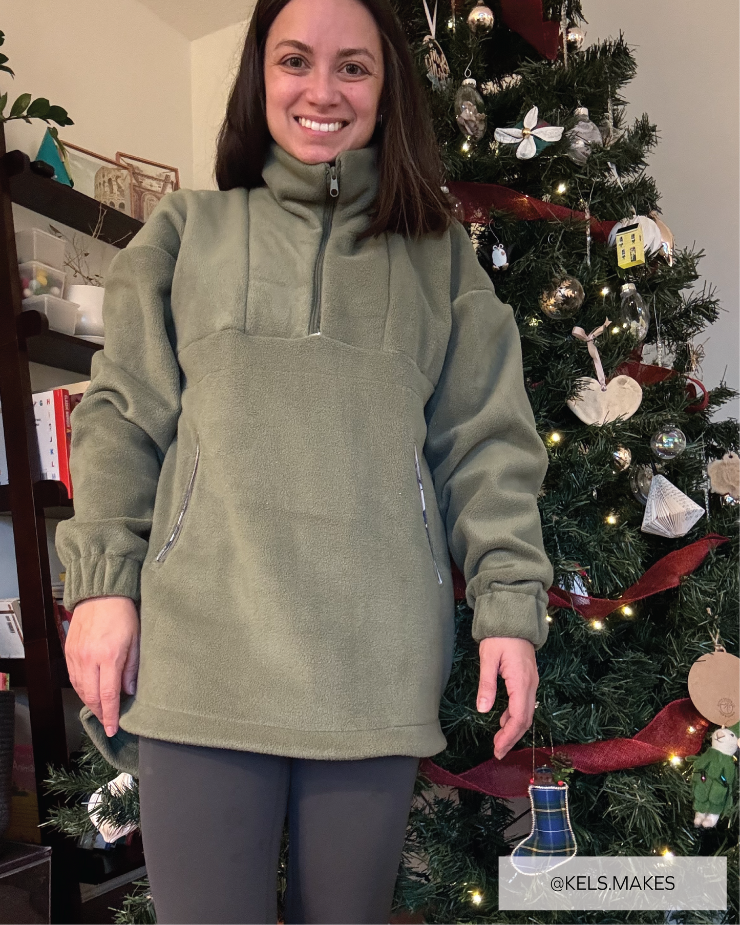 Zoe Half Zip PDF Sewing Pattern