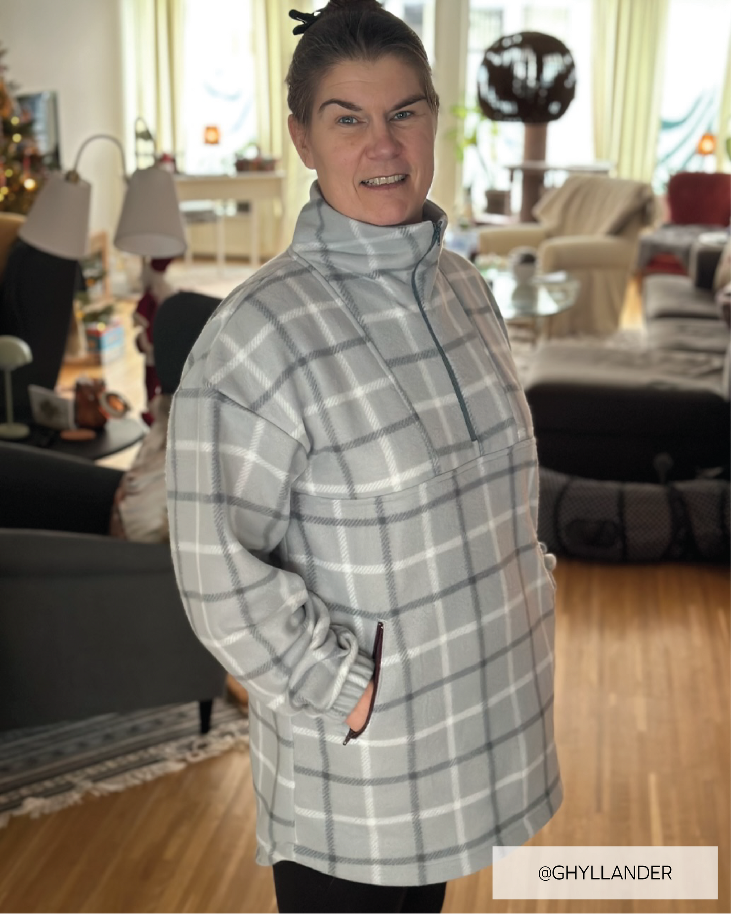 Zoe Half Zip PDF Sewing Pattern