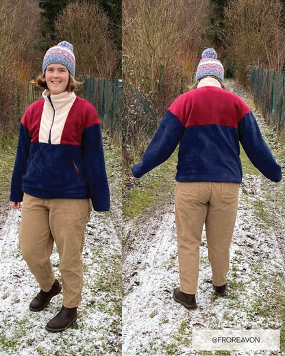 Zoe Half Zip PDF Sewing Pattern