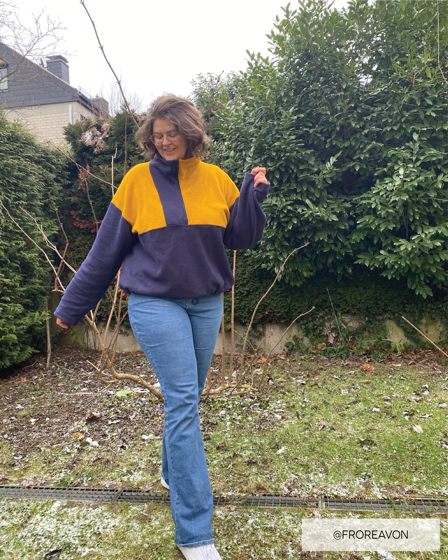 Zoe Half Zip PDF Sewing Pattern