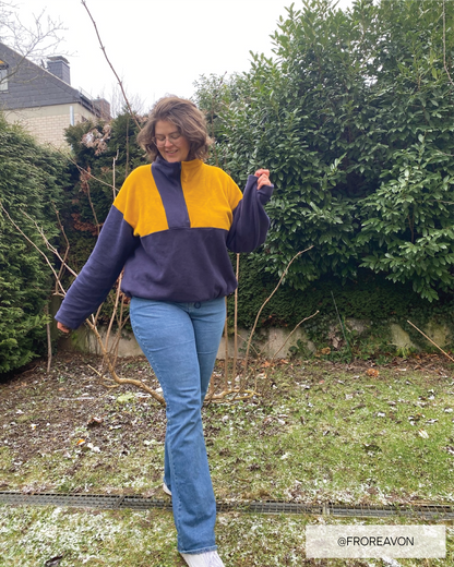 Zoe Half Zip PDF Sewing Pattern