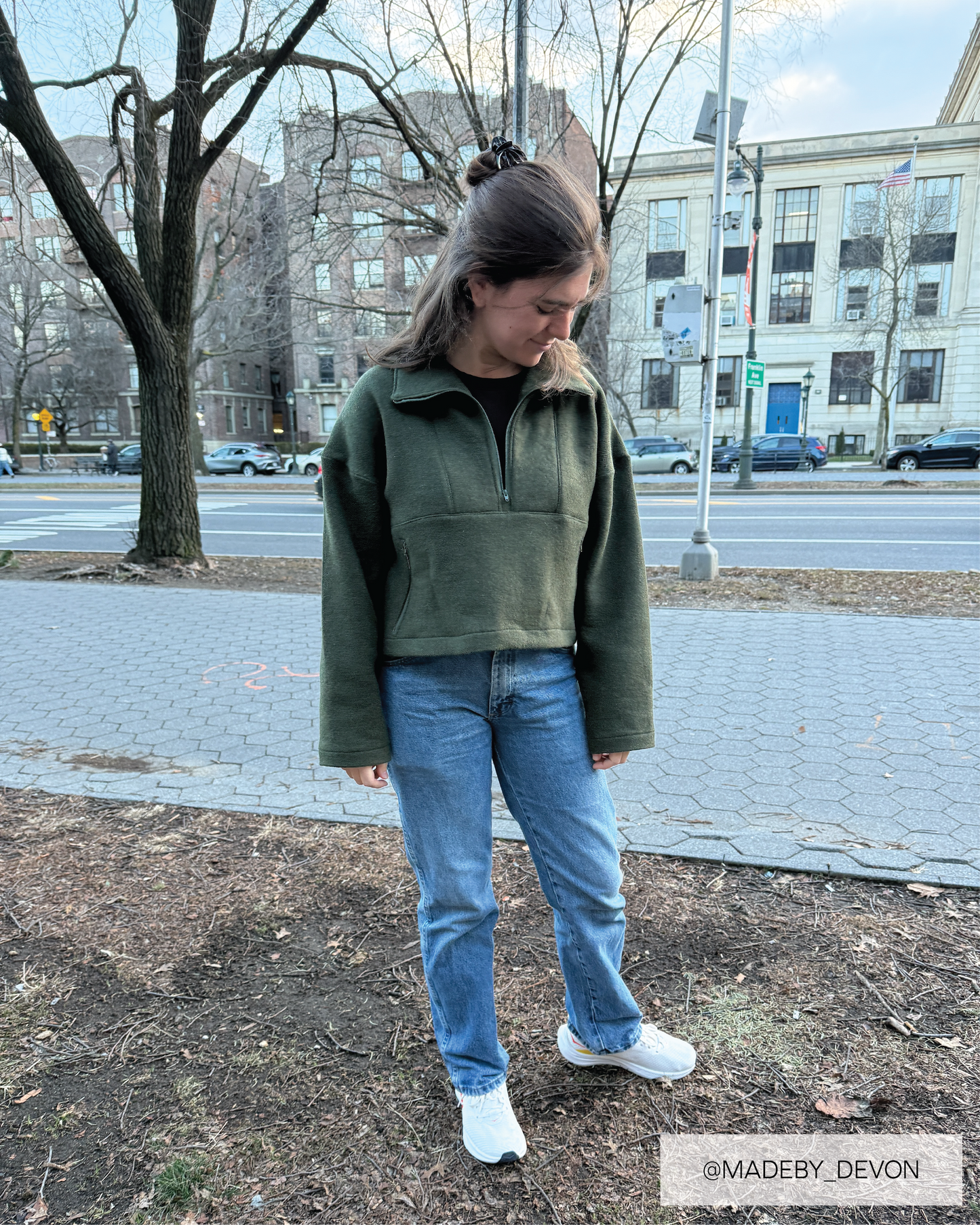 Zoe Half Zip PDF Sewing Pattern