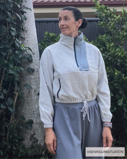 Zoe Half Zip PDF Sewing Pattern