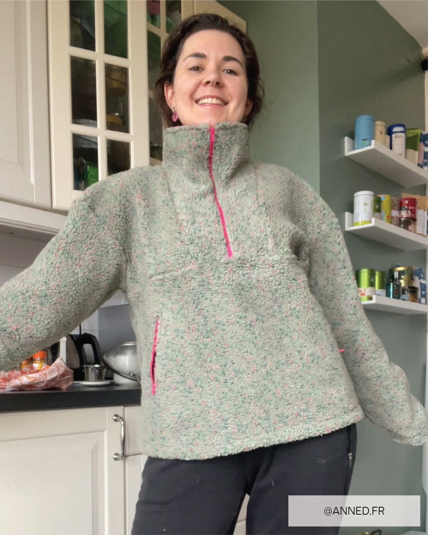 Zoe Half Zip PDF Sewing Pattern