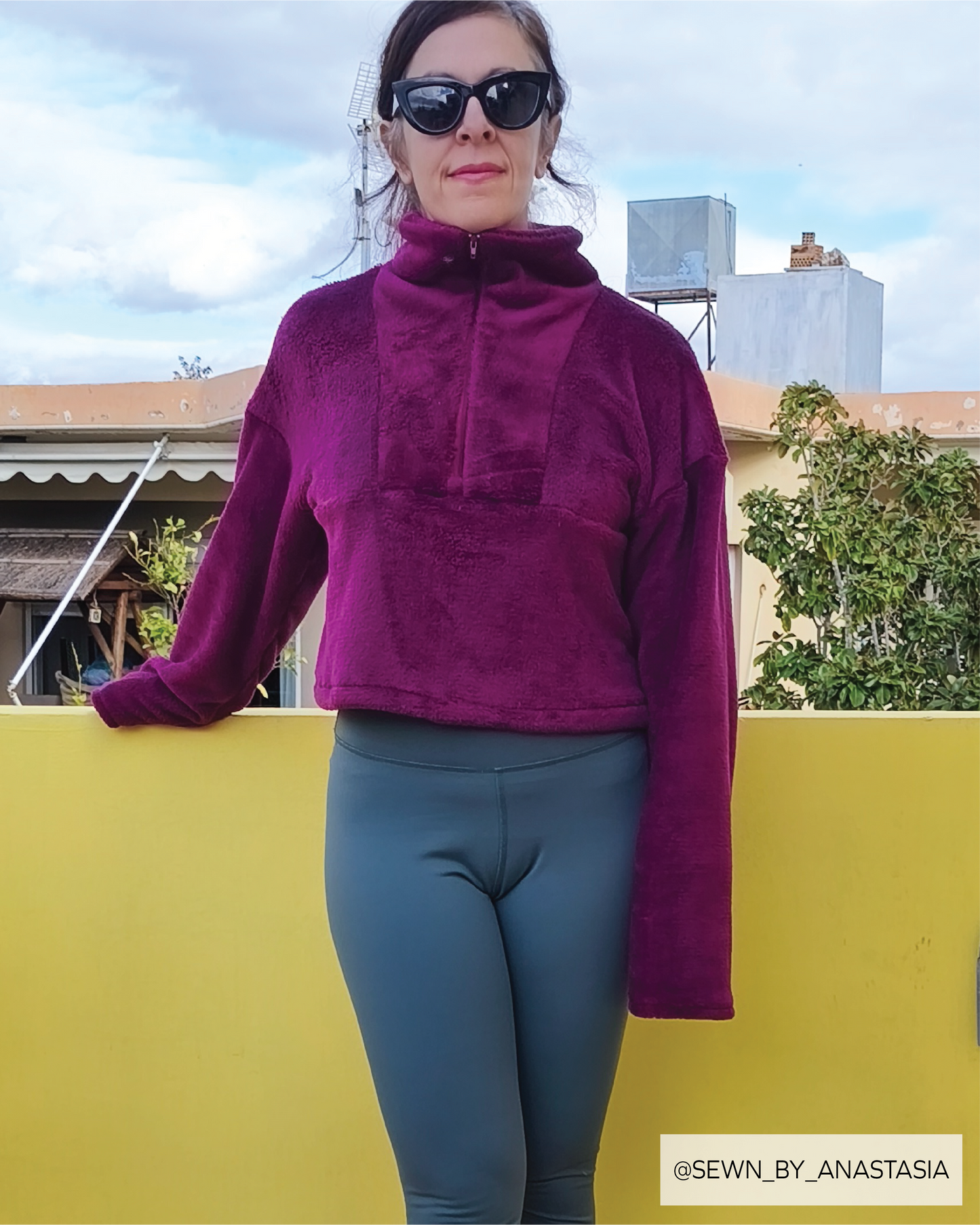 Zoe Half Zip PDF Sewing Pattern