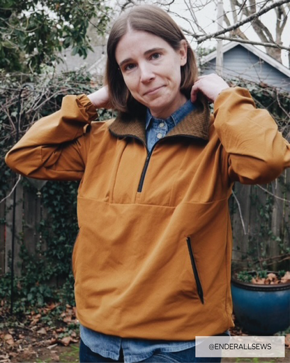 Zoe Half Zip PDF Sewing Pattern